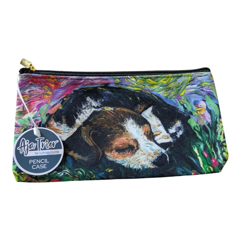 Pencil Case Bernese Mountain Dog Zip Pouch